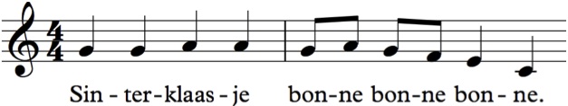 Klik hier voor de muzieknotatie van het hele liedje title=